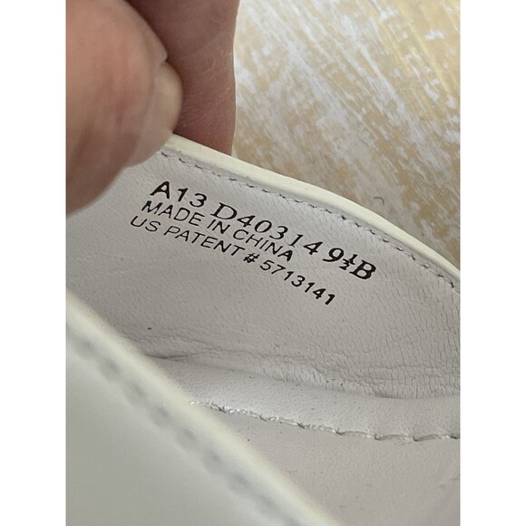 Cole Haan Paley Women's Size 9.5B White Leather High Wedge Heels - Picture 9 of 10